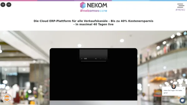 Website Screenshot: Nekom Software und Logistikdienstleistungen für den Online-Verkauf - Deutsch: Nekom | Startseite - Date: 2023-06-23 12:07:47