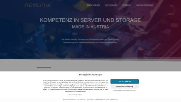 Website Screenshot: Nemonix-Frameset - nemonix – informationssysteme und it-services GmbH - Date: 2023-06-23 12:07:47
