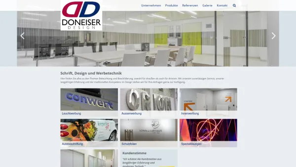 Website Screenshot: Fluela Lichttechnik Doneiser GmbH - Doneiser - Date: 2023-06-23 12:07:47