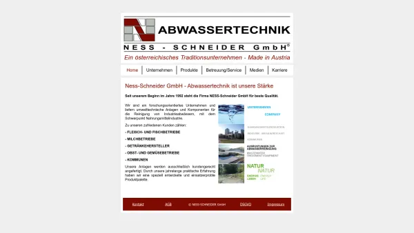 Website Screenshot: Ness-Schneider GmbH - Ness-Schneider GmbH - Date: 2023-06-23 12:07:47