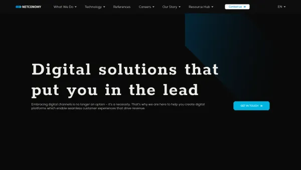 Website Screenshot: Netconomy Onlineberatungs  management GmbhH Co KG - Digital Solutions that Put You in the Lead | NETCONOMY - Date: 2023-06-23 12:07:50