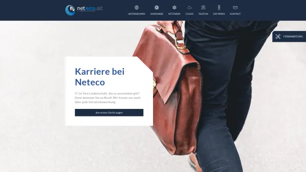 Website Screenshot: NETECO - Neteco IT-Lösungen & Service - Date: 2023-06-23 12:07:50