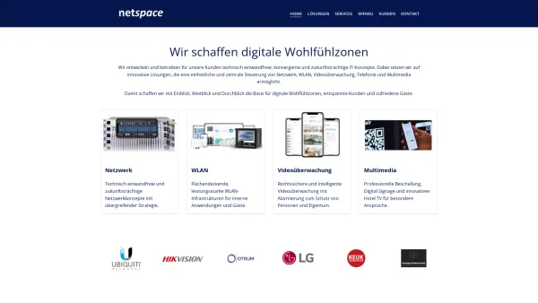 Website Screenshot: NETSPACE GmbH Domains Webspace Hosting Server - netspace it-services KG I Wir schaffen digitale Wohlfühlzonen - Date: 2023-06-23 12:07:50