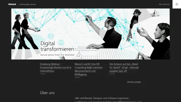 Website Screenshot: NETural Communication GmbH - Dienstleister für Digitale Services | Netural - Date: 2023-06-23 12:07:50