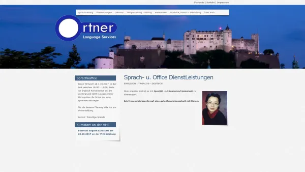 Website Screenshot: GO> IT-Dienstleistungen - Sprach- u. Office DienstLeistungen - Date: 2023-06-23 12:07:50