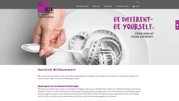Website Screenshot: Verein NETZWERK ESSSTÖRUNGEN - Netzwerk Essstörungen - Date: 2023-06-23 12:07:50