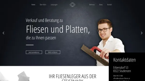 Website Screenshot: Neubauer Fliesen GmbH - Ihr Fliesenleger in der Steiermark | Neubauer Fliesen - Date: 2023-06-26 10:26:35