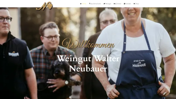 Website Screenshot: . Neubauer Weine Weingut Neubauer Spielfeld Südsteiermark - Home - Date: 2023-06-23 12:07:50