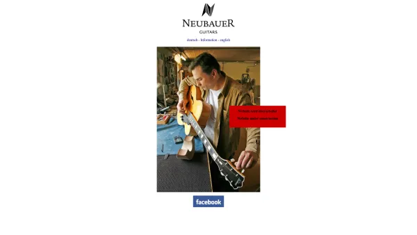 Website Screenshot: Neubauer Guitars die Wiener Gitarrenmanufaktur - Neubauer Guitars - Die Wiener Gitarrenmanufaktur - Date: 2023-06-23 12:07:50