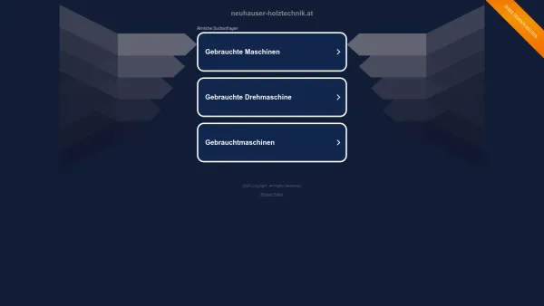 Website Screenshot: Neuhauser Holztechnik - neuhauser-holztechnik.at - Date: 2023-06-14 10:44:07