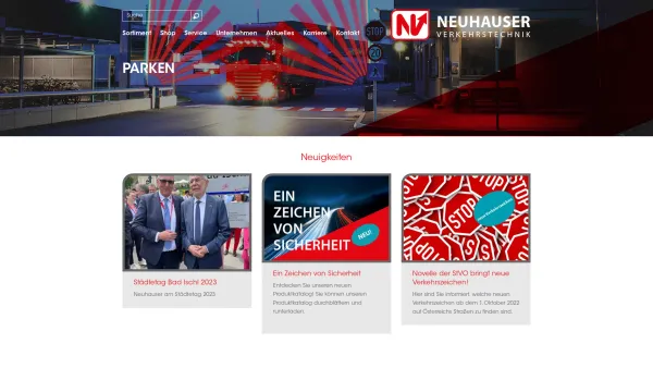 Website Screenshot: NEUHAUSER Verkehrstechnik GmbH - Neuhauser Verkehrstechnik - Date: 2023-06-23 12:07:53