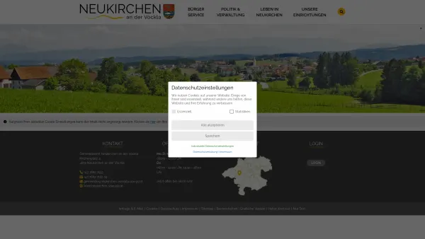 Website Screenshot: Gemeindeamt Neukirchen an der Neukirchen a. d. Vöckla RiS-Kommunal - Neukirchen a. d. Vöckla - GEM2GO WEB - Startseite - Date: 2023-06-23 12:07:53