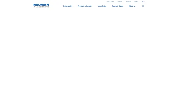 Website Screenshot: bei NEUMAN Aluminium! - Neuman Aluminium Homepage - Date: 2023-06-23 12:07:53