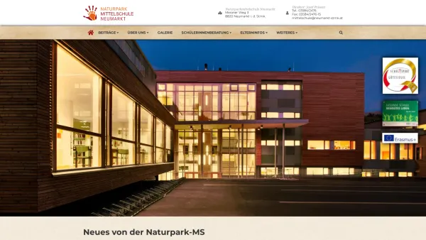 Website Screenshot: LST Leitner Sicherheitstechnik - NMS Neumarkt – Die Website der NMS Neumarkt - Date: 2023-06-23 12:07:53
