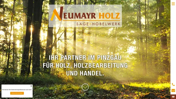 Website Screenshot: Albin Neumayr Gesellschaft m.b.H. Co. AlbNeumayr Schnittholz Hobelware - Säge & Hobelwerk Neumayr - Holz mit Tradition und Zukunft - Date: 2023-06-15 16:02:34