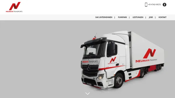 Website Screenshot: transporte neumayr ges.m.b.h. - Home - Neumayr Transporte - Date: 2023-06-23 12:07:53