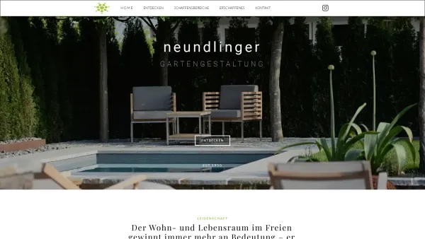 Website Screenshot: oliver neundlinger gartengestaltung - Neundlinger Gartengestaltung - Date: 2023-06-23 12:07:53