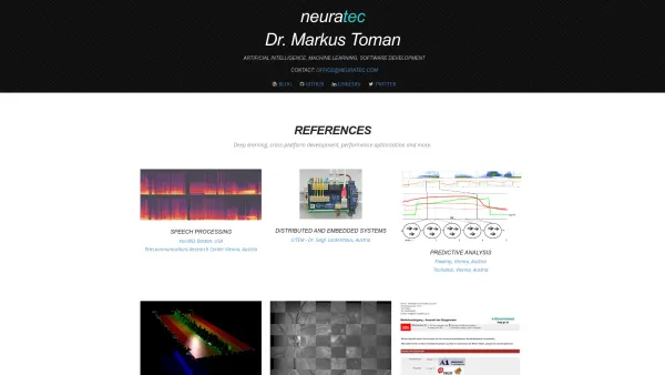Website Screenshot: NeuraTec IT - Markus Toman - neuratec - Date: 2023-06-23 12:07:53