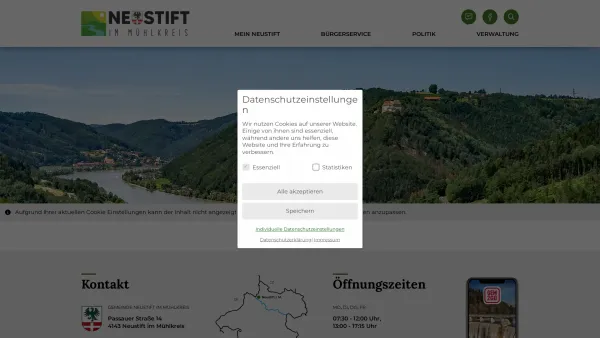 Website Screenshot: Neustift im Mühlkreis Gemeinde Region Regional Regionales Information System Gemeinde Gemeinden - Neustift im Mühlkreis - GEM2GO WEB - Startseite - Date: 2023-06-23 12:07:53