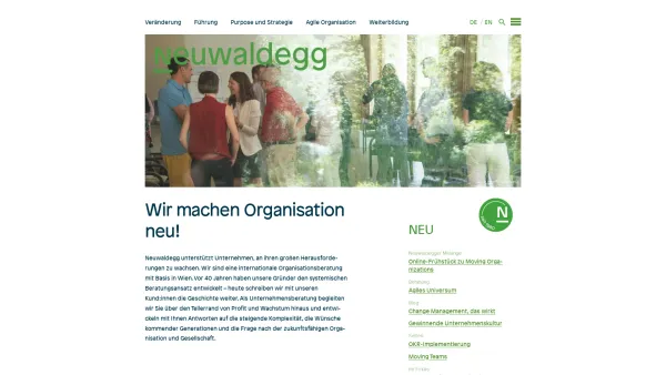 Website Screenshot: Beratergruppe Neuwaldegg - Beratergruppe Neuwaldegg - Ihre Unternehmensberatung aus Wien - Date: 2023-06-23 12:07:53