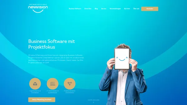 Website Screenshot: NewVision Software GmbH - Newvision - Business Software Lösungen - Date: 2023-06-23 12:07:55