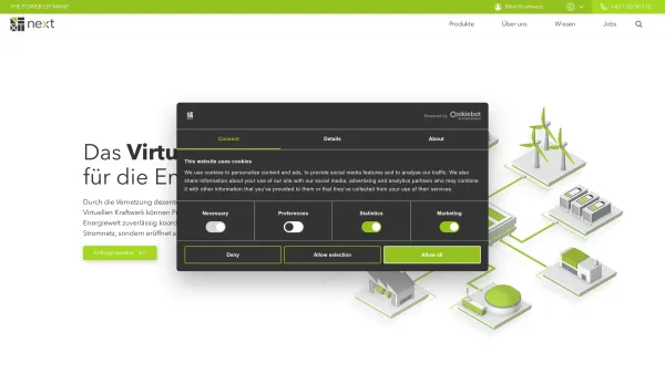 Website Screenshot: Next Kraftwerke AT GmbH - Next Kraftwerke: Virtuelles Kraftwerk | Stromvermarktung - Date: 2023-06-23 12:07:55