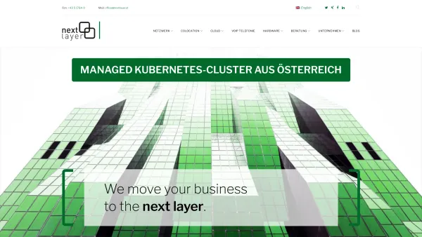 Website Screenshot: NEXT LAYER Telekommunikationsdienstleistungs u Beratungs GmbH - nextlayer – we move your business to the next layer - Date: 2023-06-23 12:07:55