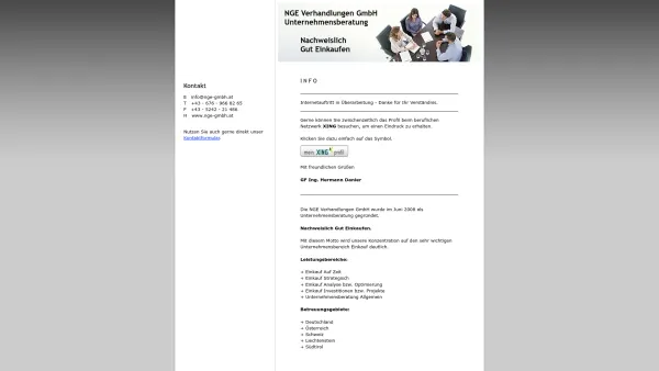 Website Screenshot: NGE Verhandlungen GmbH Nachweislich Gut Einkaufen - Nachweislich Gut Einkaufen - NGE Verhandlungen GmbH - Date: 2023-06-14 10:44:07