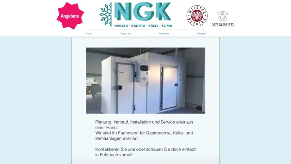 Website Screenshot: NGK Grossküchen Kälte Klima GmbH - NGK Großküchen Kälte Klima Feldbach - Date: 2023-06-26 10:26:34