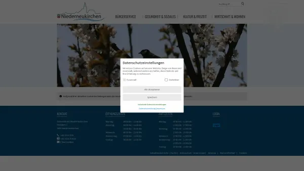 Website Screenshot: Gemeindeamt Niederneukirchen RiS-Kommunal - Niederneukirchen - Startseite - Date: 2023-06-23 12:07:55