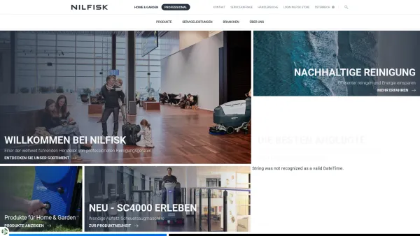 Website Screenshot: Nilfisk-Advance GmbH - Nilfisk Österreich | Nilfisk - Date: 2023-06-15 16:02:34