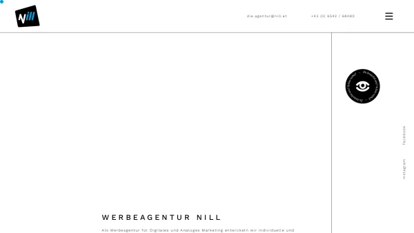 Website Screenshot: grafikwerbung[Nill] more power grafik werbung agentur - Werbeagentur NILL - Grafikdesign, Websites, Online Marketing & mehr - Date: 2023-06-23 12:07:58