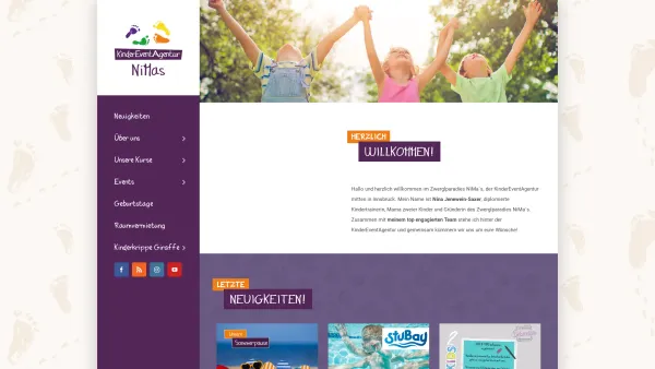 Website Screenshot: KinderEventAgentur Zwerglparadies NiMa's - Zwerglparadies NiMa's - Date: 2023-06-23 12:07:58