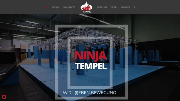 Website Screenshot: Bock\'s Ninja-Tempel GmbH - HOME - Ninja Tempel Wiener Neustadt - Date: 2023-07-04 11:49:08