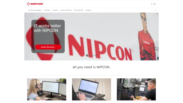 Website Screenshot: NIPCON IT Solution GmbH - NIPCON – Group - Date: 2023-06-23 12:07:58