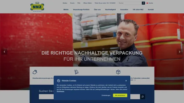 Website Screenshot: NNZ GmbH - Home | NNZ Austria - Date: 2023-06-14 10:37:52
