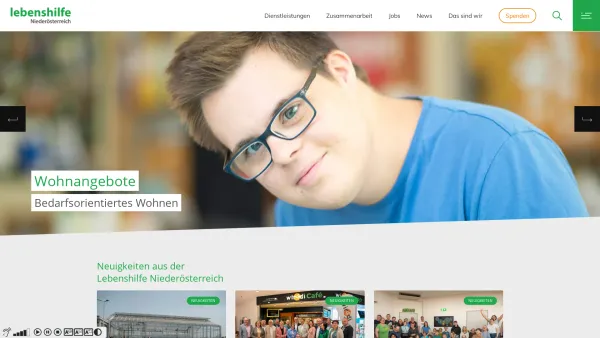 Website Screenshot: Lebenshilfe Niederösterreich - Lebenshilfe - Lebenshilfe Niederösterreich - Date: 2023-06-23 12:07:58