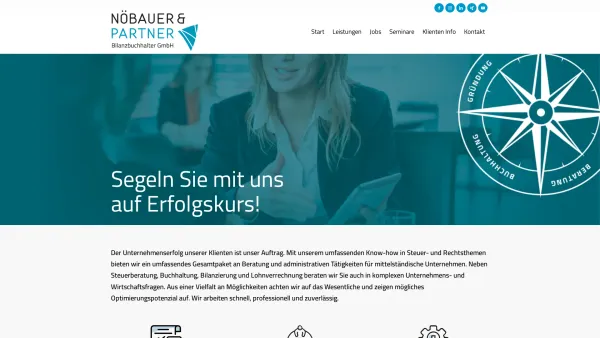 Website Screenshot: Buchhaltungsbüro NÖBAUER REGINA - Start | Nöbauer & Partner Bilanzbuchhalter GmbH - Date: 2023-06-23 12:07:58