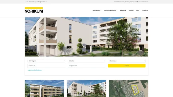 Website Screenshot: | Norikum 30 Jahre Wohnbau fürs Leben - Norikum - Wohnbau für’s Leben. - Date: 2023-06-23 12:08:01