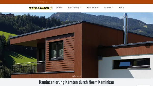 Website Screenshot: NORM Kaminbau - Kaminsanierung Kärnten durch Norm Kaminbau - Kaminsanierung Kärnten durch Norm Kaminbau aus St. Veit - Date: 2023-06-15 16:02:34