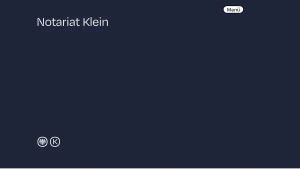 Website Screenshot: Notar Dr. Andreas Klein - Notariat Mag. Matthias Klein, MBL, LL.M. – Notar in 1070 Wien - Date: 2023-06-15 16:02:34