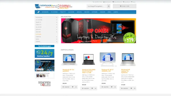 Website Screenshot: Brain Power Computer Handels notebooks.at and more! - SO GmbH - Notebooks.at - Date: 2023-06-23 12:08:01