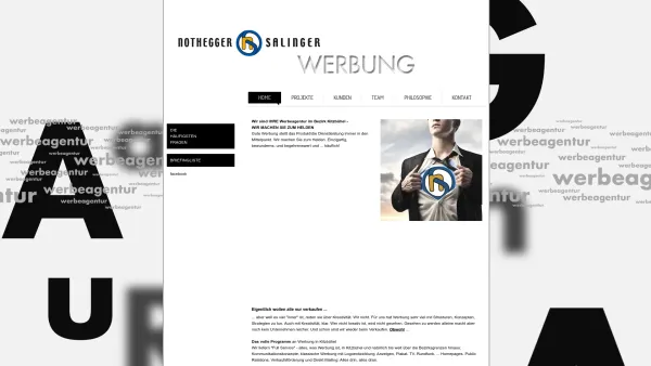 Website Screenshot: Walter Nothegger Peter Salinger Gesellschaft bürgerlichen Nothegger Salinger Werbung Grafik Kommunikation Kitzbühel - www.Nothegger&Salinger.at /  Home / SubTitle - Date: 2023-06-23 12:08:01
