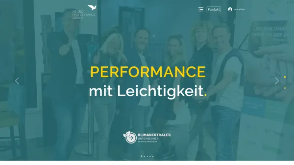 Website Screenshot: Neuro Performance Group - Willkommen | NPGroup - Date: 2023-06-14 10:44:10