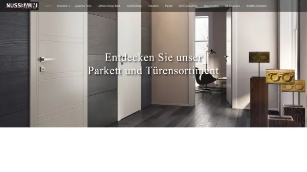 Website Screenshot: Robert Nußbaum  nussbaum -- - Nussbaum Innentüren-Parkett-Glas - Date: 2023-06-15 16:02:34