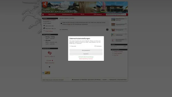 Website Screenshot: Herzlichder Gemeinde Nußdorf am Haunsberg - Gemeinde - Nußdorf am Haunsberg - Startseite - Date: 2023-06-23 12:08:04