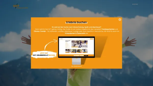 Website Screenshot: Outdoor Consulting Team Bewegungs & Erlebniszentren in Österreich ( Abtenau ) Ihr Partner für Outdoor Veranstaltungen, Incentives, - Home - OCT - Date: 2023-06-23 12:08:04