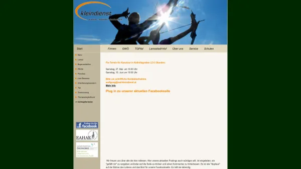 Website Screenshot: kleindienst outdoor assisted development - Kleindienst | outdoor - assisted - development - Date: 2023-06-23 12:08:04