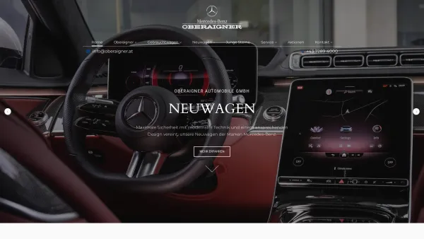 Website Screenshot: Mercedes-Benz Oberaigner - Autohaus in Rohrbach in Oberösterreich - Date: 2023-06-23 12:08:04