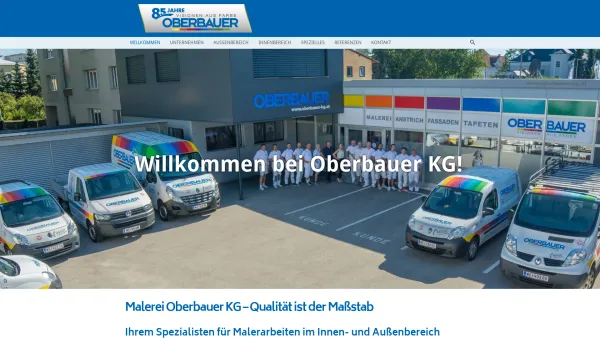 Website Screenshot: Adolf Oberbauer KG - Oberbauer KG - Ihre Malerei in Wels - Oberösterreich - Date: 2023-06-23 12:08:04